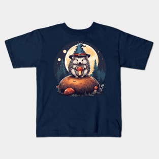 Whimsical Hedgehog Kids T-Shirt